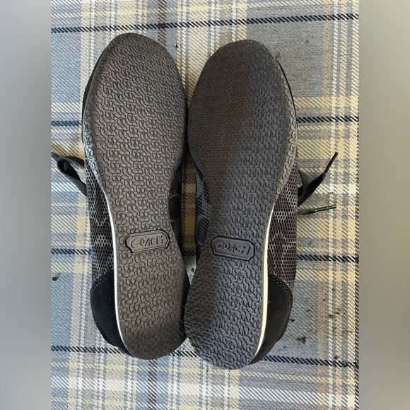 COACH Neala Mesh Casual Sneakers - Black - Picture 7 of 8